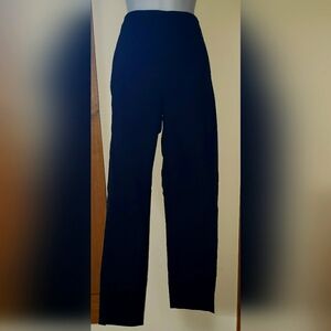 Mac & Me Black Stretch Pants 2-inch Slits at Ankles Luxurious Fit & Fabric SZ 2